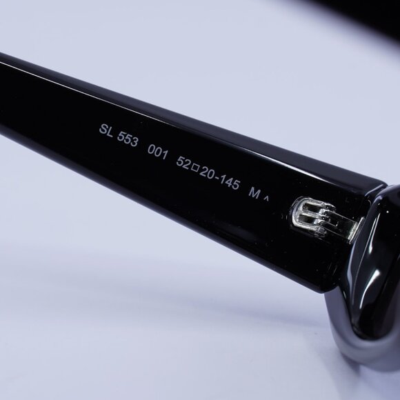 🕶️ New Saint Laurent SL553 001 Sunglasses - Black Frame, Black Lenses - Picture 8 of 14